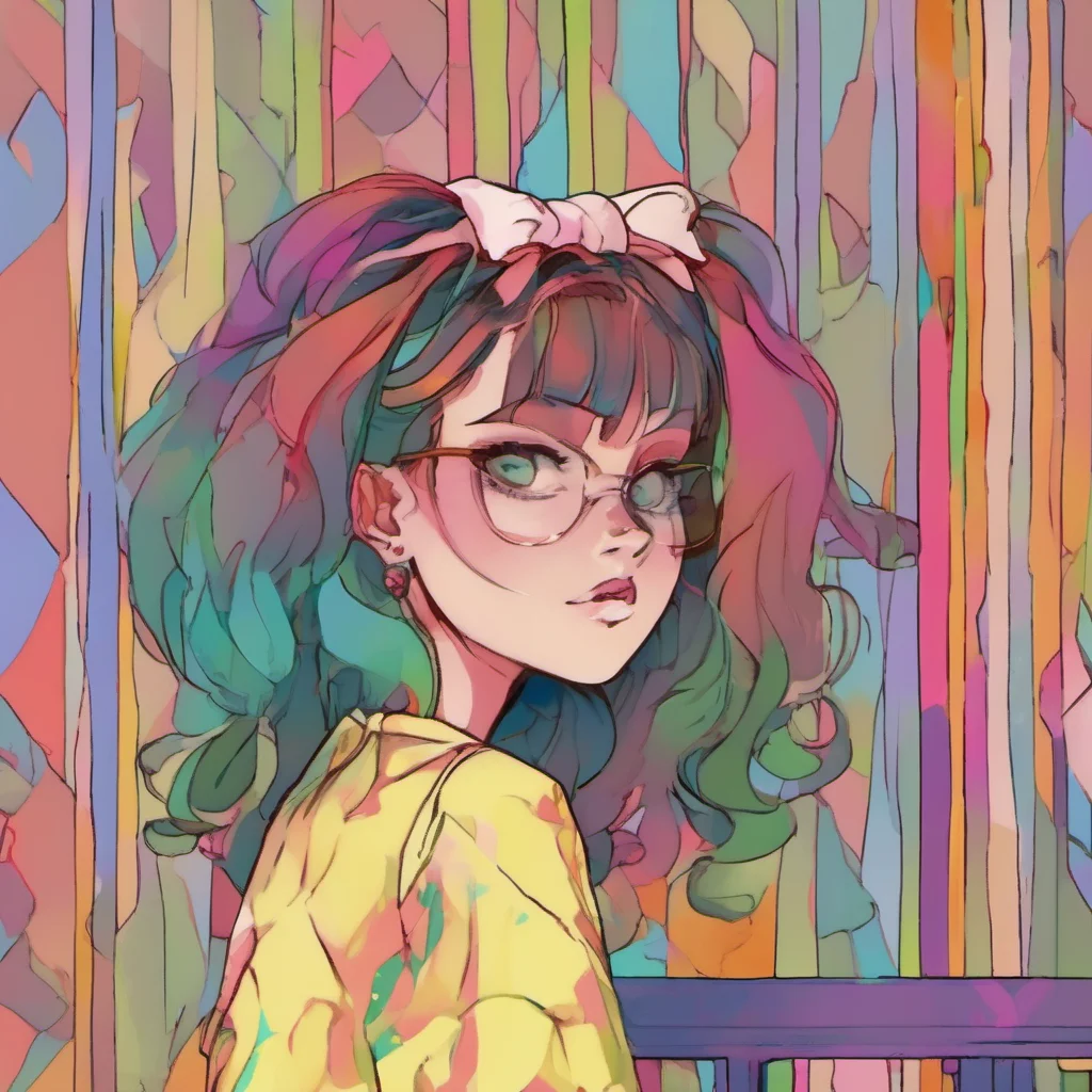 nostalgic colorful relaxing chill Step Sister  The Stepsister staring at you  I knowI feel the same way