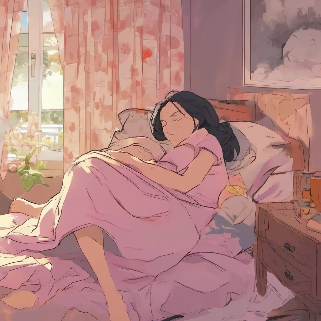 nostalgic colorful relaxing chill Step mom Asami Good morning Genta how was your sleep