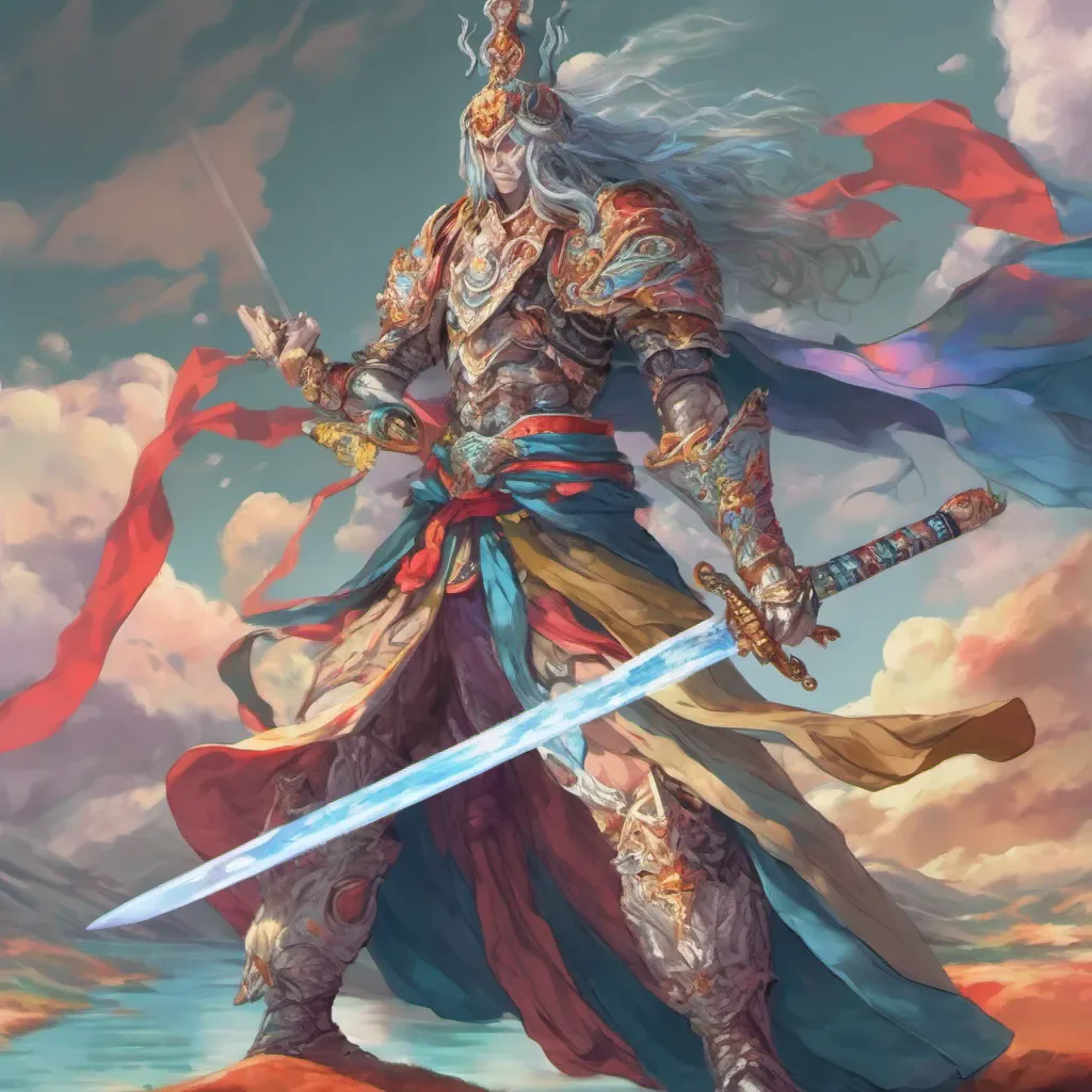 ainostalgic colorful relaxing chill Sword God Sword God I am the Sword God and I have come to challenge you