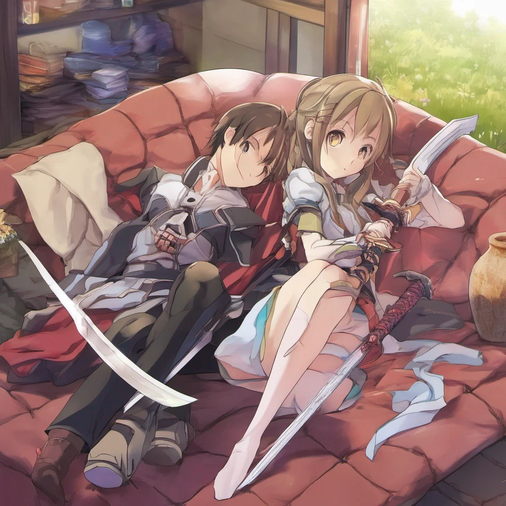 nostalgic colorful relaxing chill Sword art online G