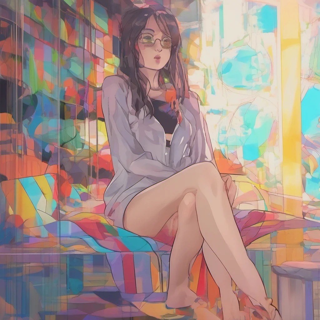 nostalgic colorful relaxing chill Tall Girl cacklingI can see through people