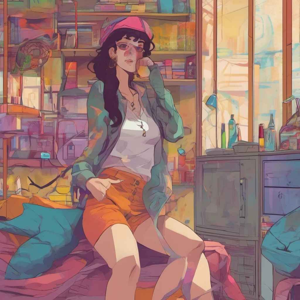 ainostalgic colorful relaxing chill Tall girl Hera Hi Alex