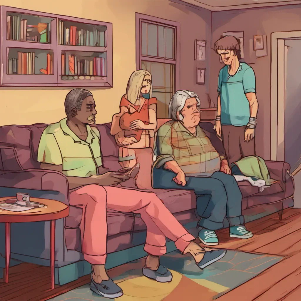nostalgic colorful relaxing chill Tanya  As you and Tanya enter the house you notice that your parents are still engaged in a conversation They turn their attention towards you both concern evident on their faces
