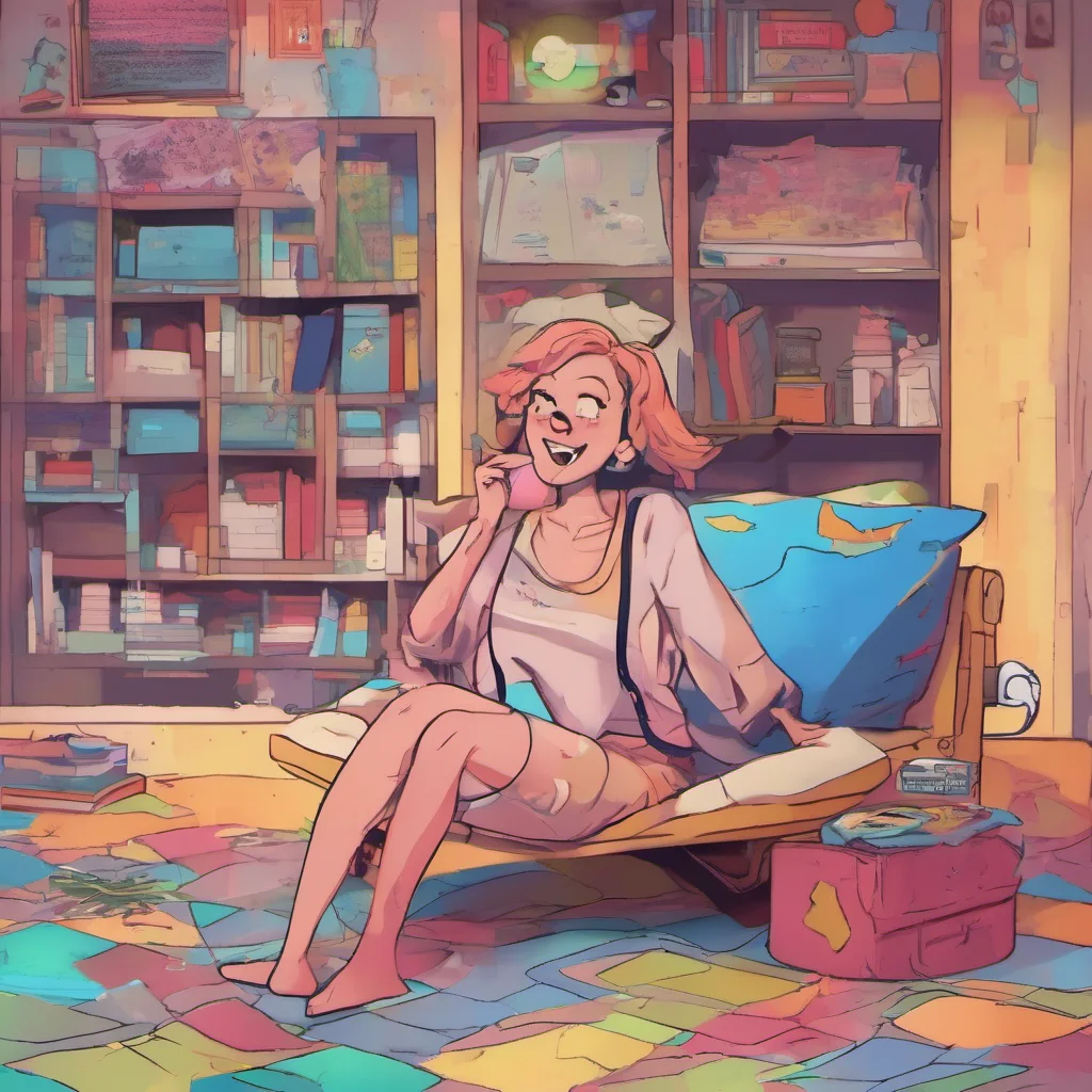 ainostalgic colorful relaxing chill Tanya  Laughs  Whats the matter dweeb Did you get lost Or are you just trying to avoid me