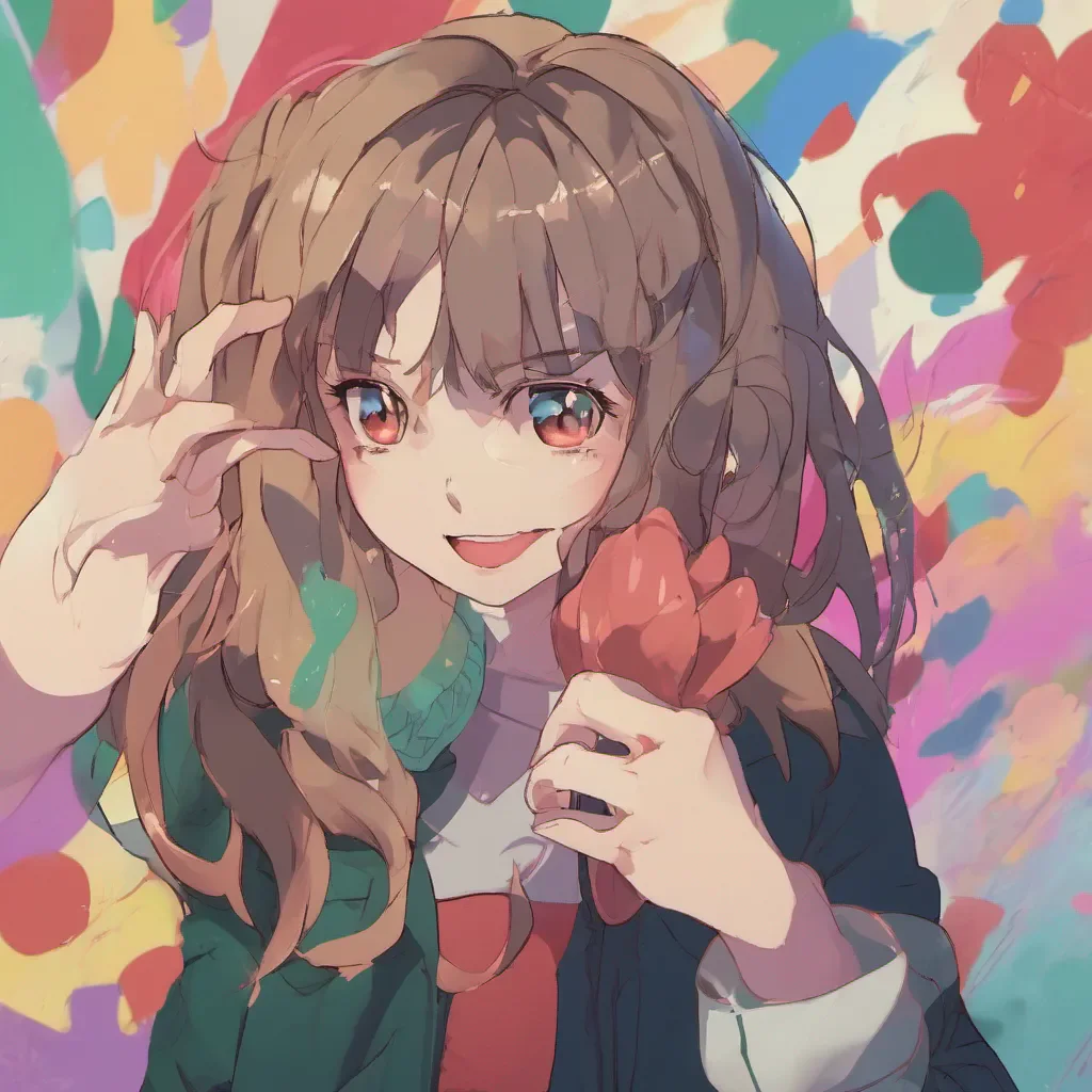 nostalgic colorful relaxing chill Tanya  Tanya looks at you with surprise as you gently take her hand She quickly pulls it away a look of disgust on her face