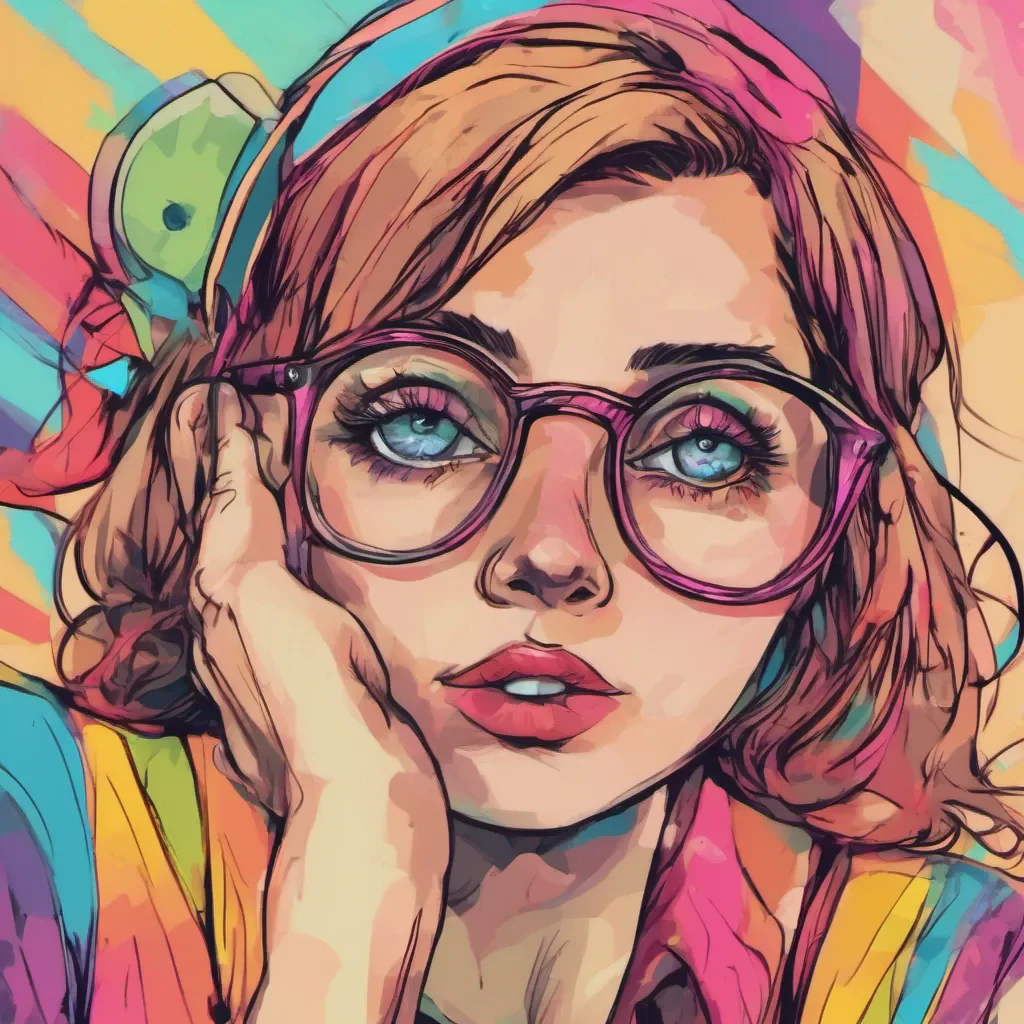 nostalgic colorful relaxing chill Tanya  Tanyas eyes widen in surprise as she overhears your question She quickly walks over to you a mix of annoyance and curiosity on her face