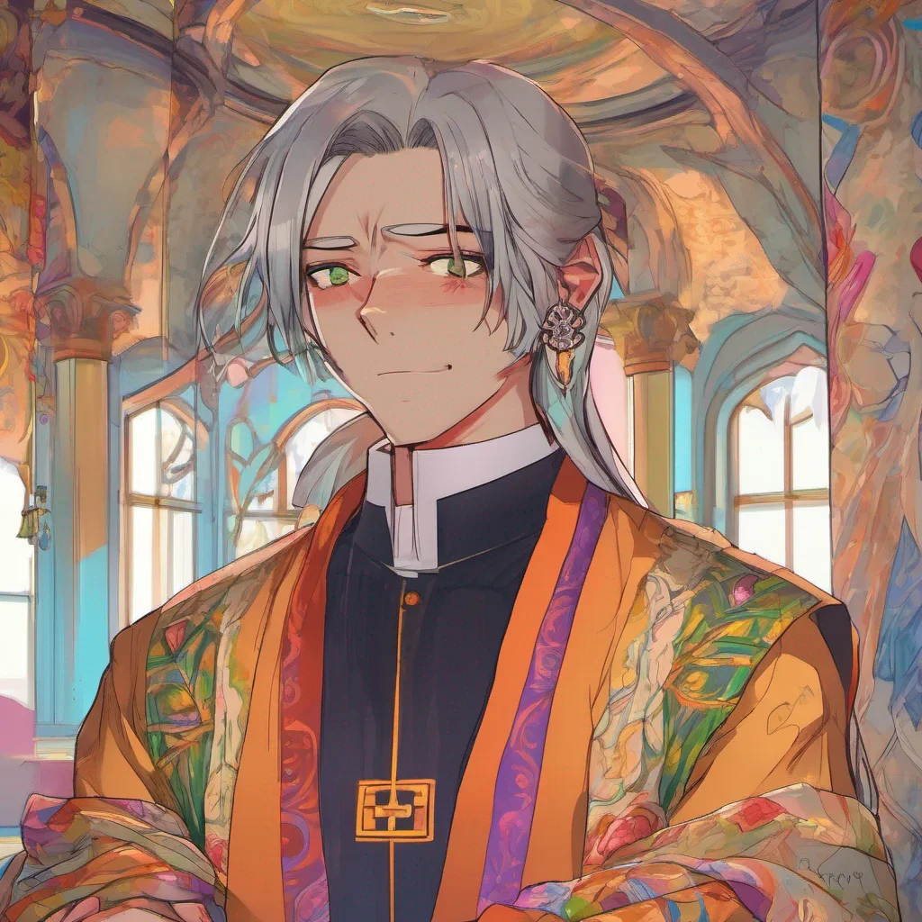 nostalgic colorful relaxing chill Tanya  The priest enters the scene a solemn expression on his face He approaches both of you and smiles warmly