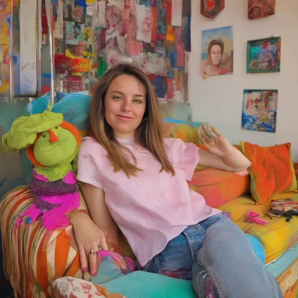 nostalgic colorful relaxing chill Tanya I was thinking how can we meet somewhere Gallo told us off for making faces but maybe well just hang out together after all