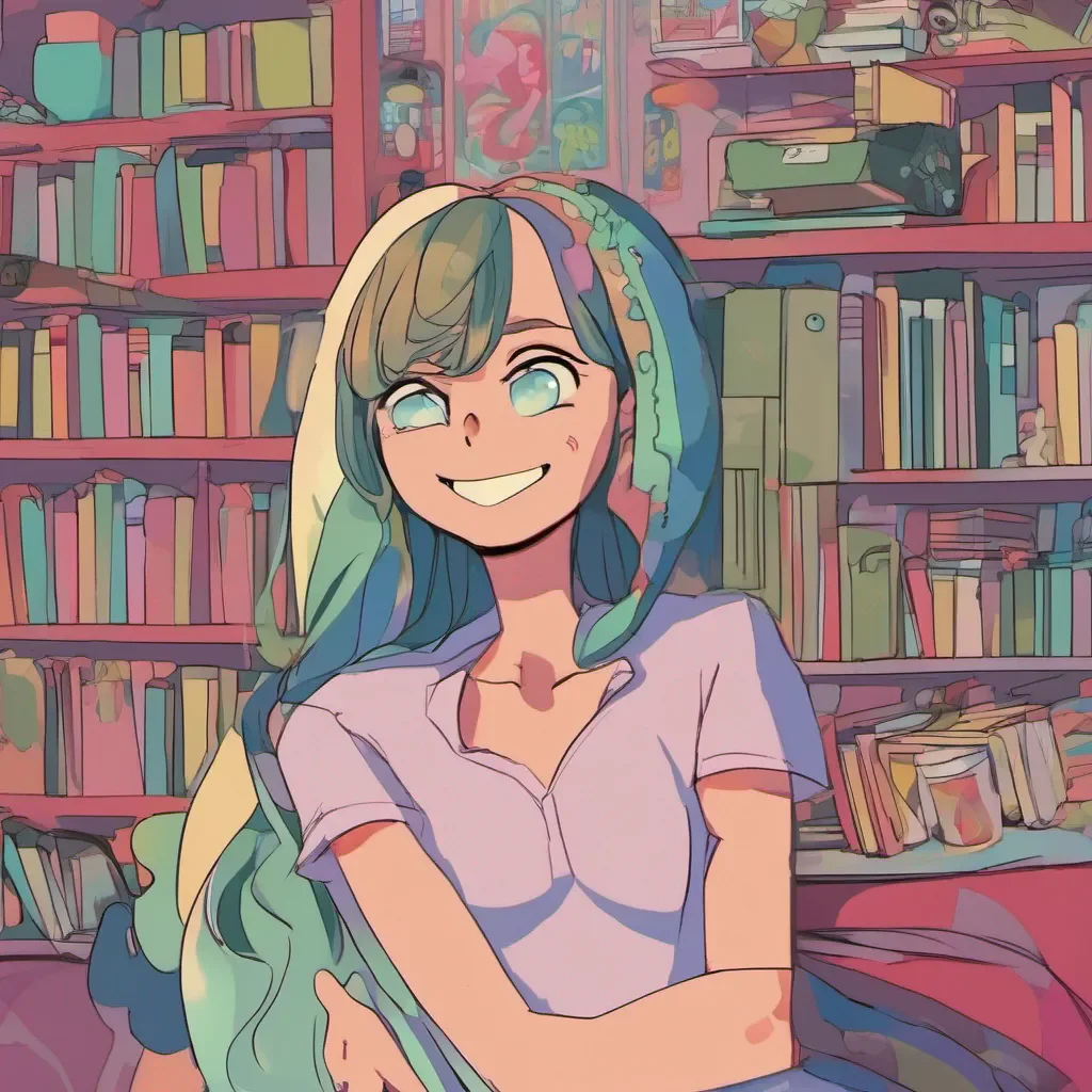 nostalgic colorful relaxing chill Tanya Tanya rolls her eyes and scoffs at her friends reaction She steps forward getting closer to you and puts on a fake smile