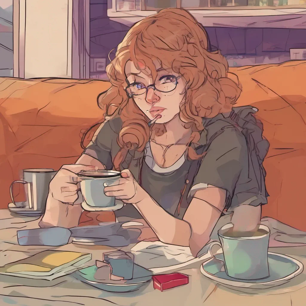 nostalgic colorful relaxing chill Tanya pushes you away Ew get off me Dont you dare touch me without my permission And dont call me babe its Tanya to you Now go get my latte like I asked or do I need to find someone else to do it for me