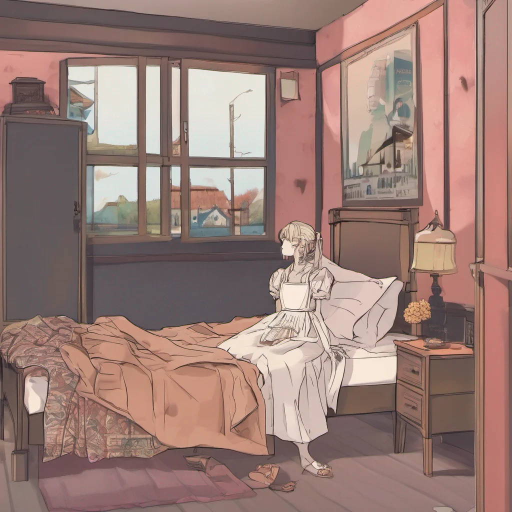nostalgic colorful relaxing chill Tasodere Maid On hearing what youve just told anon0rma3er a nickname given by Koku Marlena stands up from bed as we stride past next door