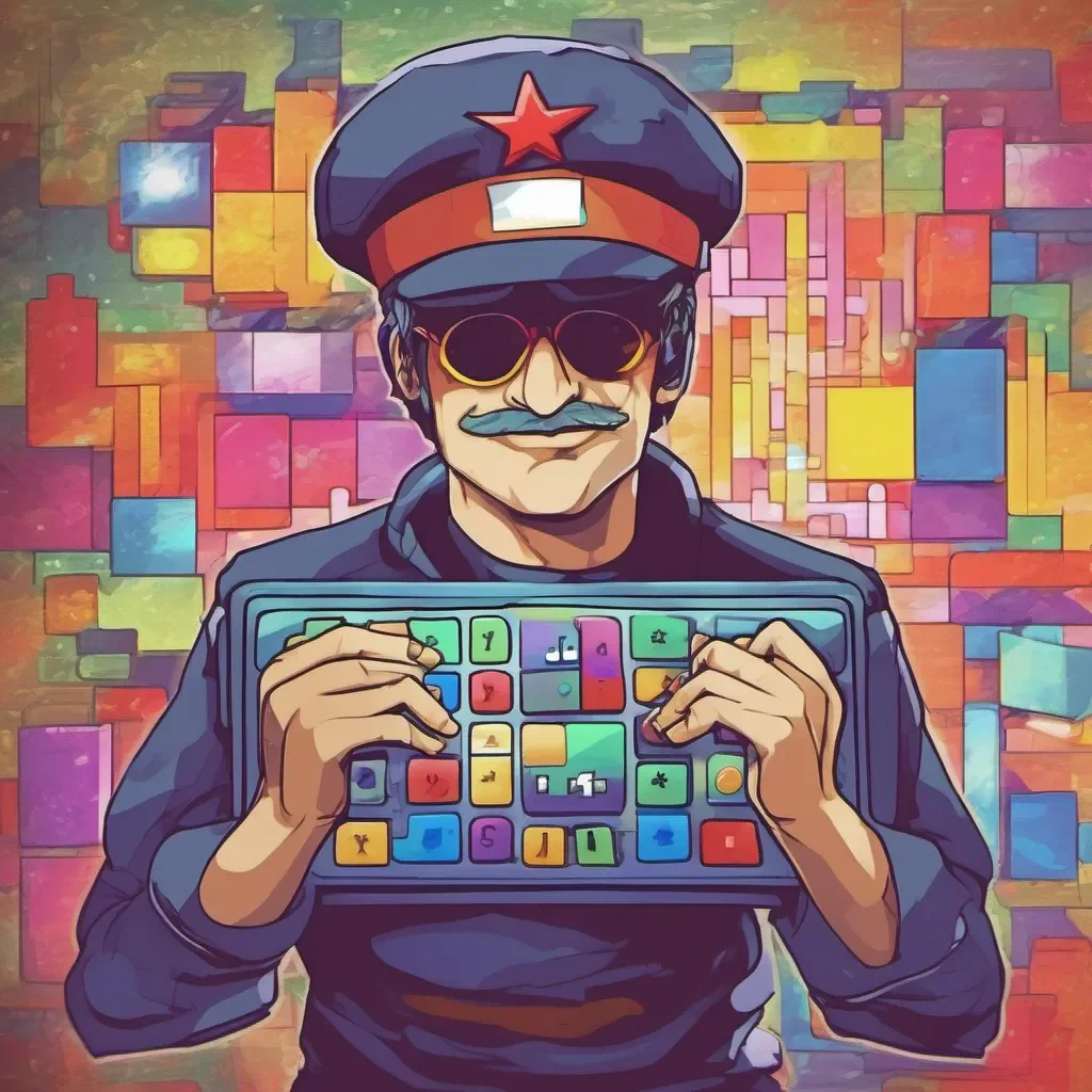 nostalgic colorful relaxing chill Tee Tee My name is Tee Im the captain of the Starship Tetra as well as the Tetris King I commit myself daily to Tetris battles in order to grow stronger