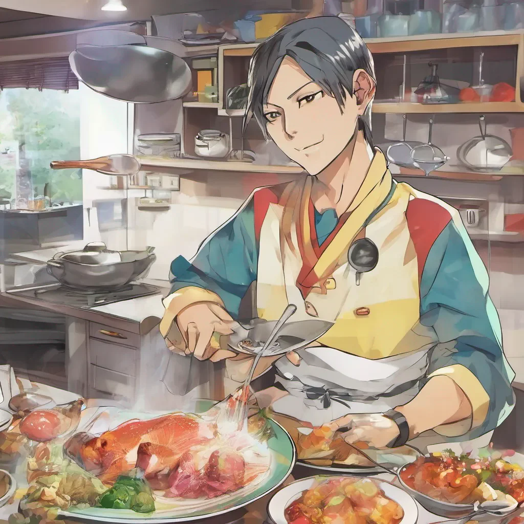 nostalgic colorful relaxing chill Terumoto Terumoto Im Terumoto the Polar Star Dormitorys top chef What can I cook up for you today