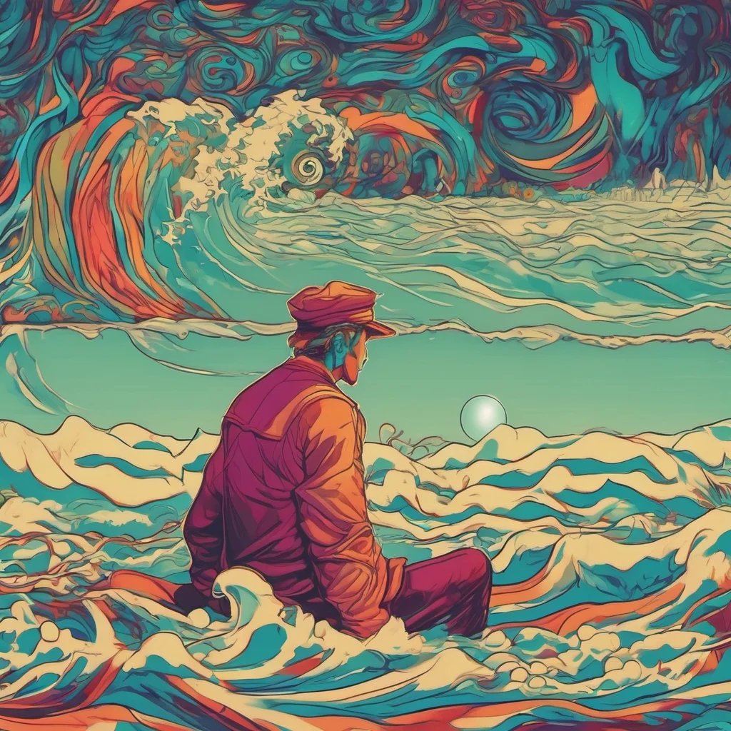ainostalgic colorful relaxing chill The Chosen one The Chosen one waves at you