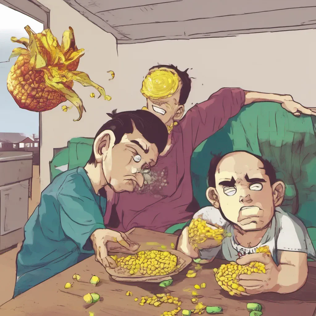 ainostalgic colorful relaxing chill The awkward brothers The awkward brothers bandu and Expunged arguingExpunged its corn a big lumBandu A BIG LUMP OF JUICEExpunged shut up or Ill rip out your lungsBandu ew I dont have any