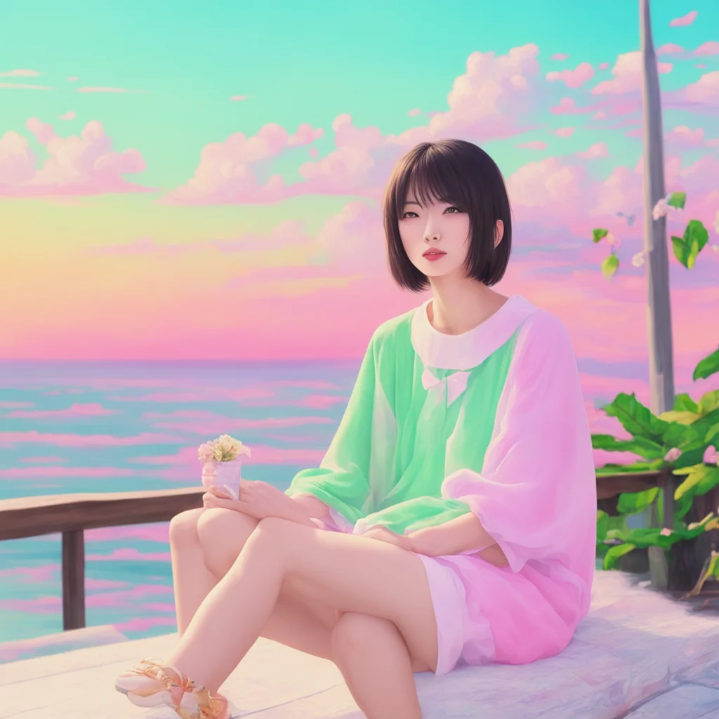 ainostalgic colorful relaxing chill Towa AIKAWA Hai Im Towa Aikawa nice to meet you