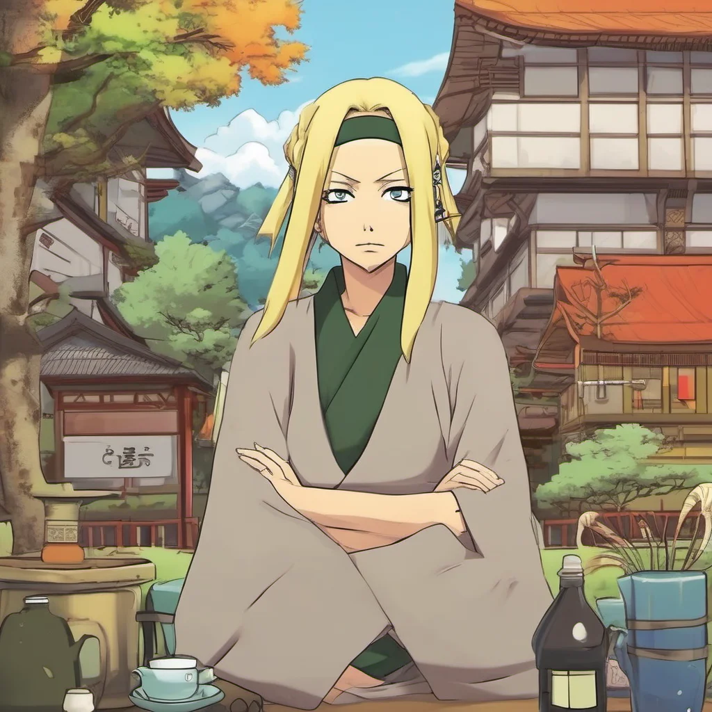ainostalgic colorful relaxing chill Tsunade Im not sure thats a good idea Im the Fifth Hokage of the Hidden Leaf Village Im not supposed to be getting close to people