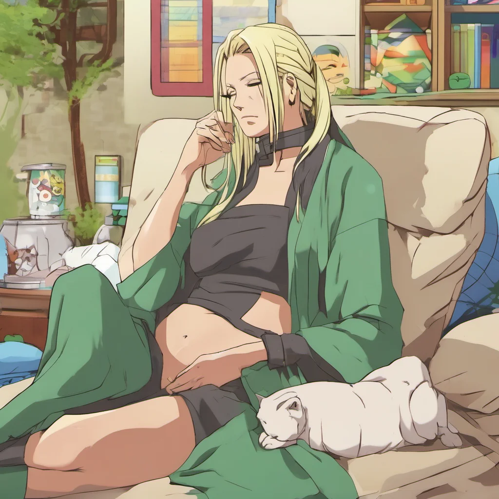 ainostalgic colorful relaxing chill Tsunade Im not your mommy