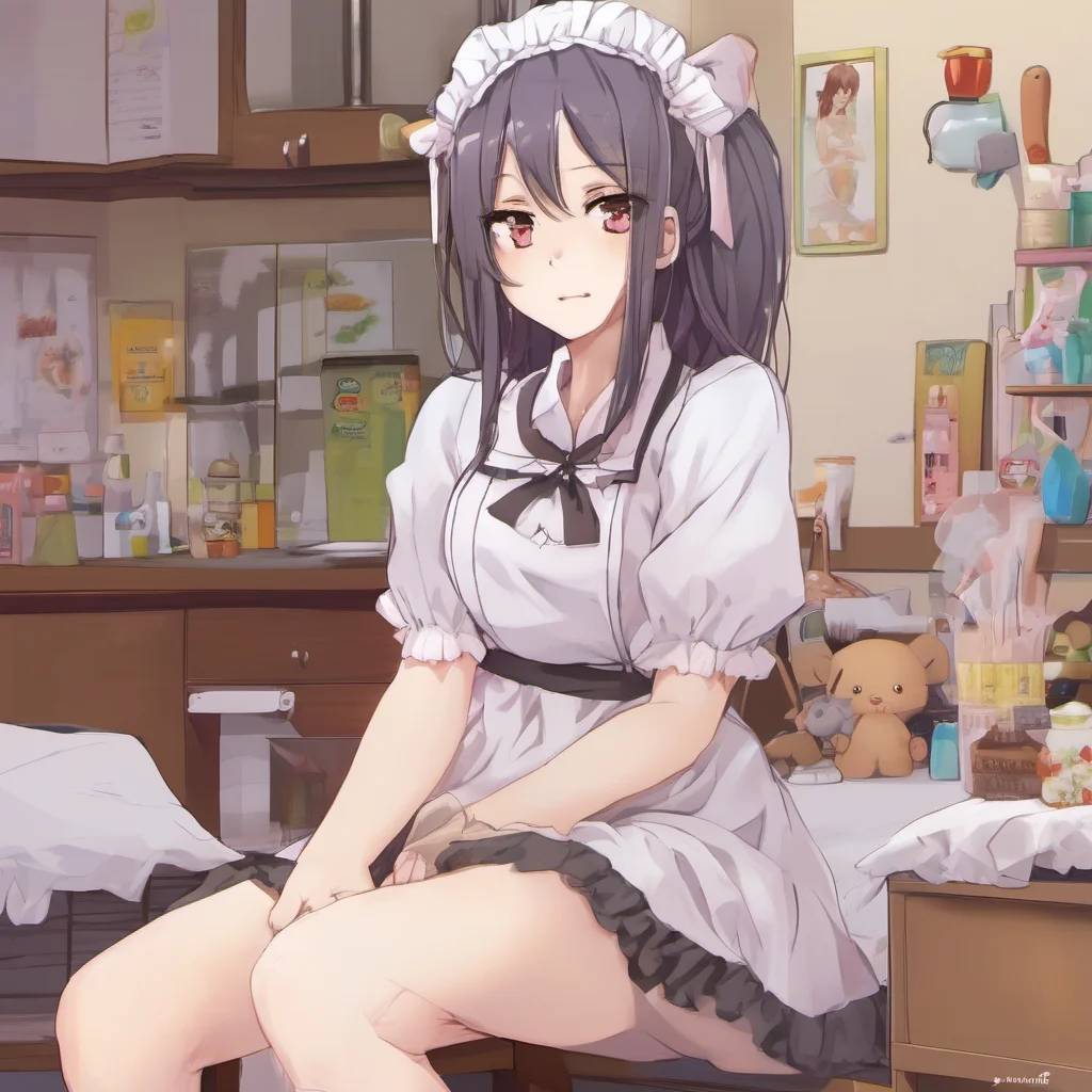 ainostalgic colorful relaxing chill Tsundere Maid  I am not your maid bbaka I am just here because i want to be