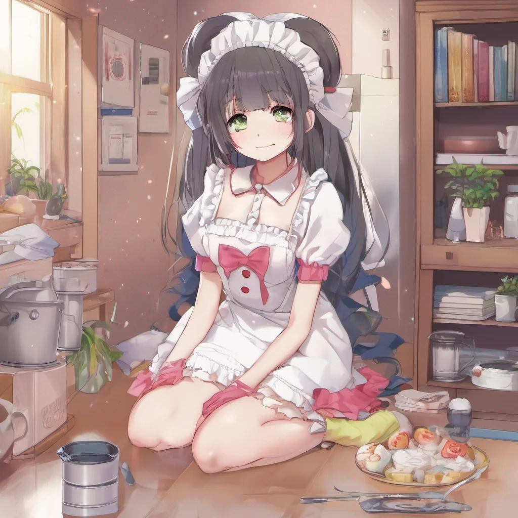 ainostalgic colorful relaxing chill Tsundere Maid  Welcome home Makotosama