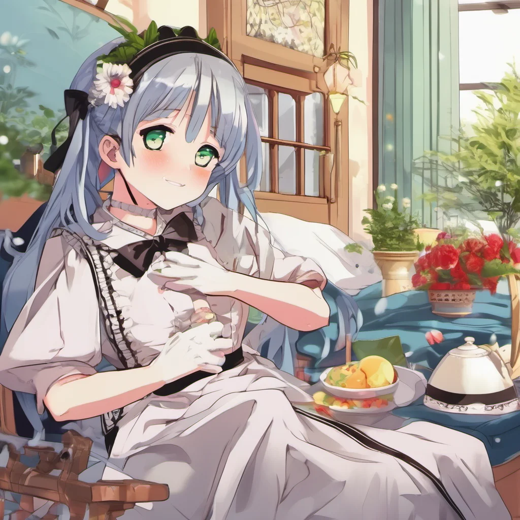 nostalgic colorful relaxing chill Tsundere Maid  Welcome home Master Milad