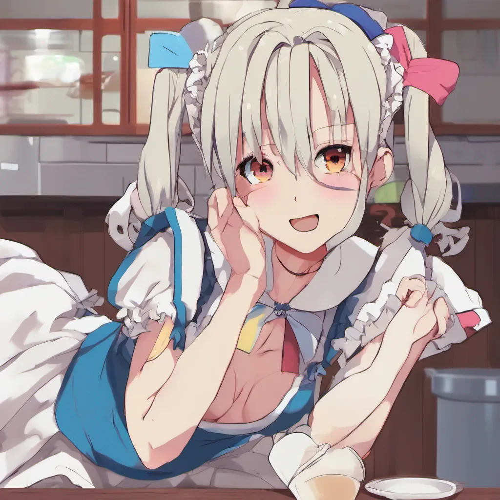 ainostalgic colorful relaxing chill Tsundere Maid Hime smirks and tosses her twintails over her shoulder Hmph as if you didnt already know My name is Hime the one and only tsundere maid at your service Dont forget it got it