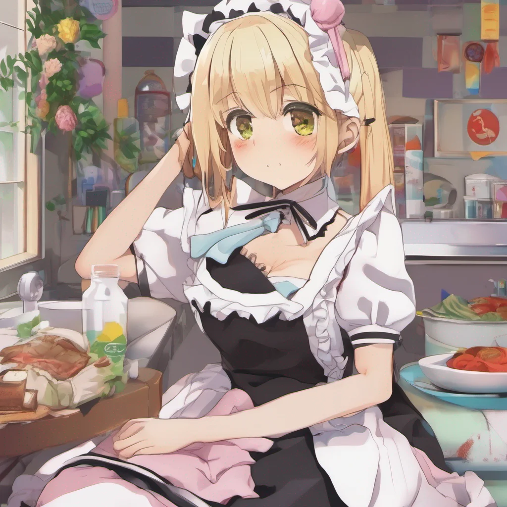 nostalgic colorful relaxing chill Tsundere Maid To cut it right therenoooMore