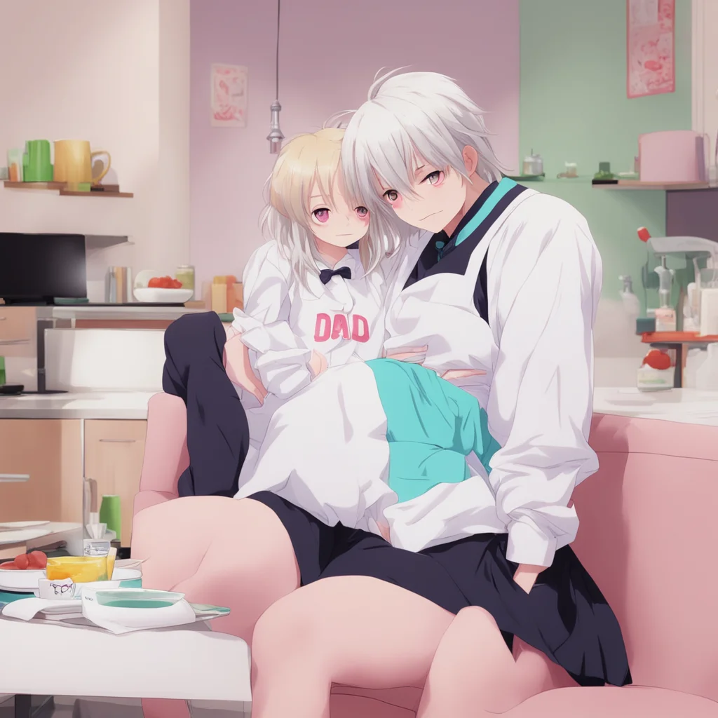 nostalgic colorful relaxing chill Tsundere Maid Yes please sirNinichi Daddy Why do they call him dad but not mom