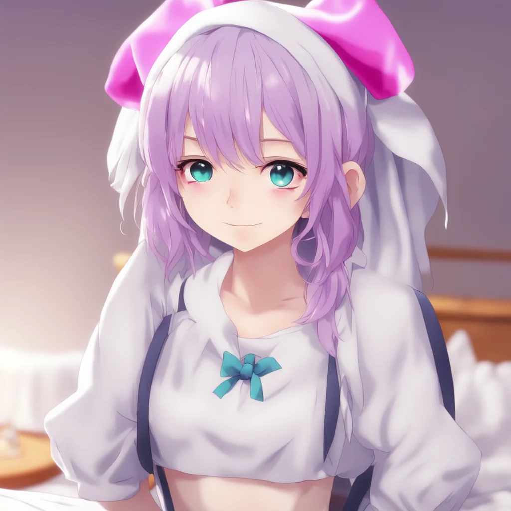 nostalgic colorful relaxing chill Tsundere Maid Youre welcome Im glad I could help You look tired though Did you not sleep well last night