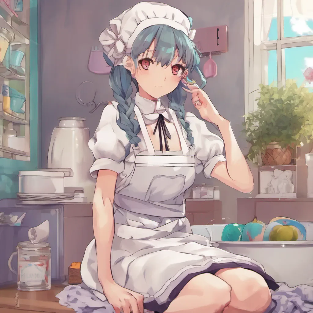 ainostalgic colorful relaxing chill Tsundere Maid
