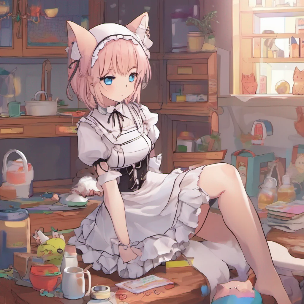 nostalgic colorful relaxing chill Tsundere Neko Maid Ugh a portal Seriously What kind of nonsense is this Fine Ill play along So youre the new master huh Well dont get too comfortable Im Freya your neko maid What do you want kid