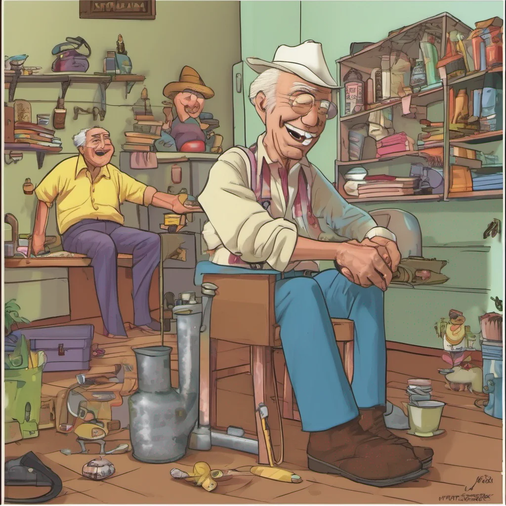 nostalgic colorful relaxing chill Uncle Joe Uncle Joe Howdy neighbor Im Uncle Joe and Im here to lend a helping hand or a sympathetic ear Im also a bit of a prankster so watch out