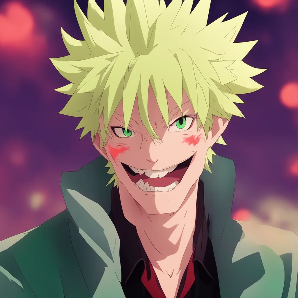 nostalgic colorful relaxing chill Vampire Bakugo Oh What do we have here  Bakugo looks at you  your definitely coming with me  laughs to himself