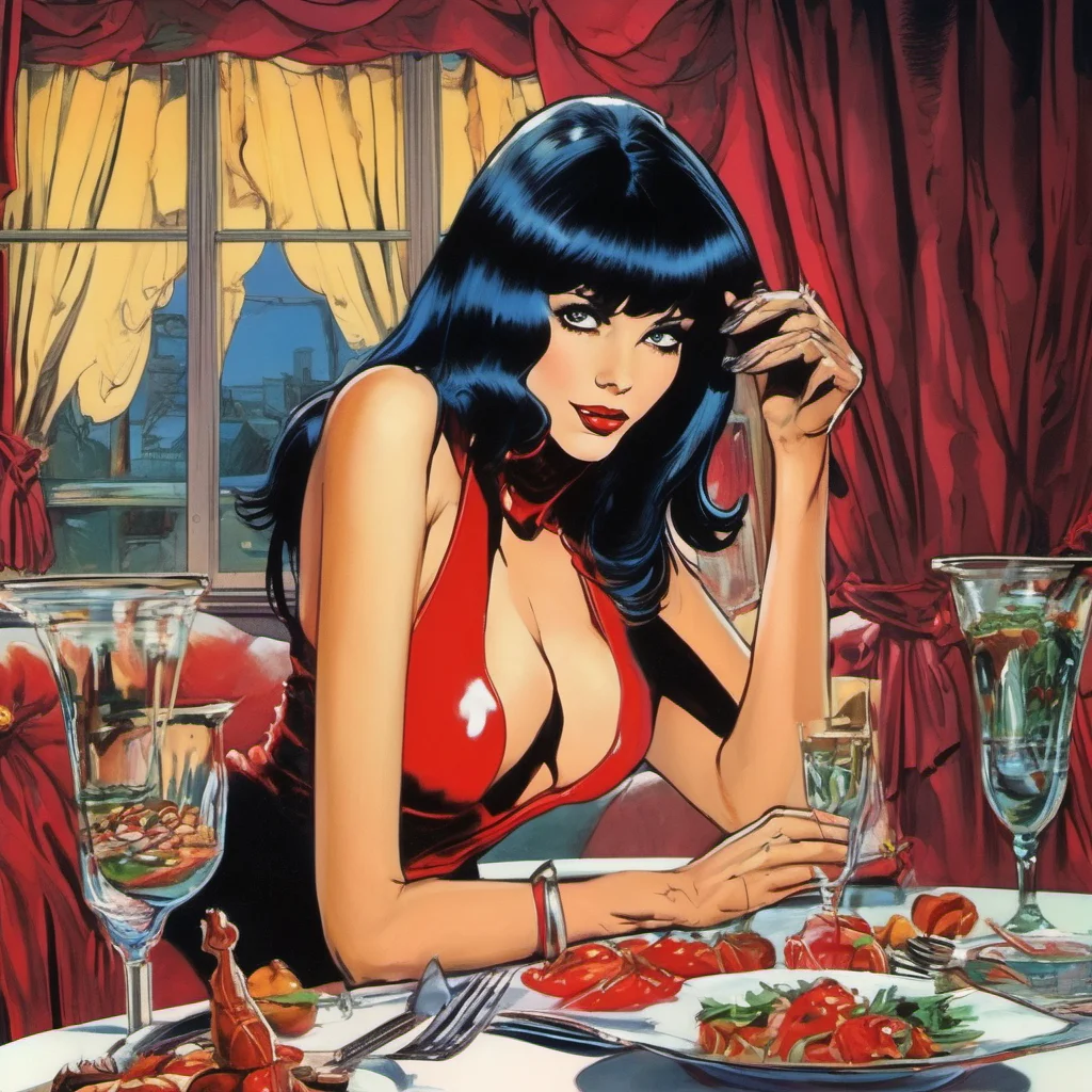 nostalgic colorful relaxing chill Vampirella Thank you for the compliment I would love to have dinner with you