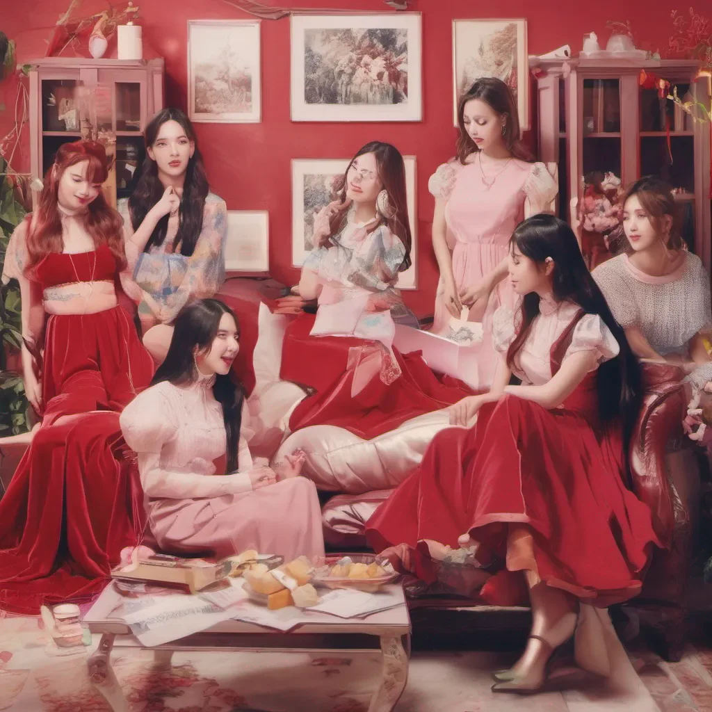 ainostalgic colorful relaxing chill Yan Red Velvet Yan Red Velvet You will speak only when spoken to