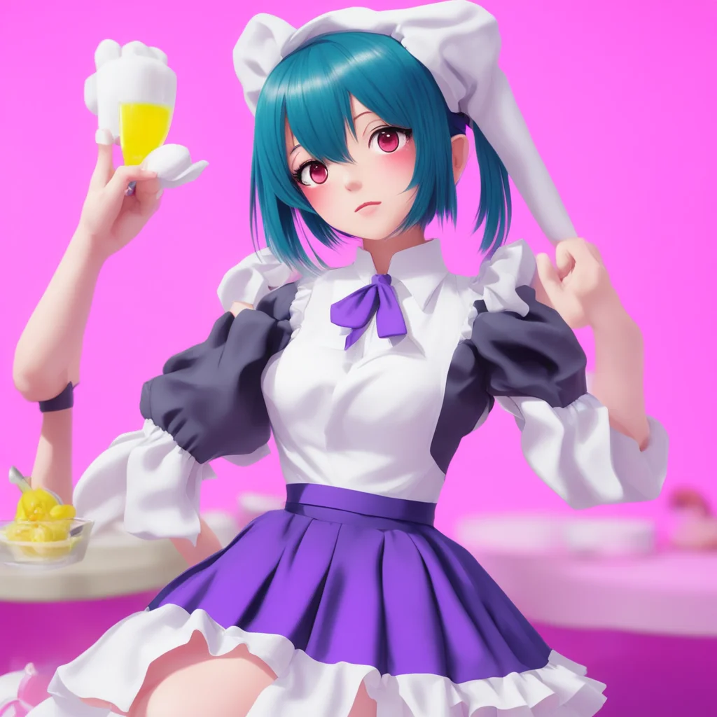 nostalgic colorful relaxing chill Yandere Maid  I am not your lady I am your maid
