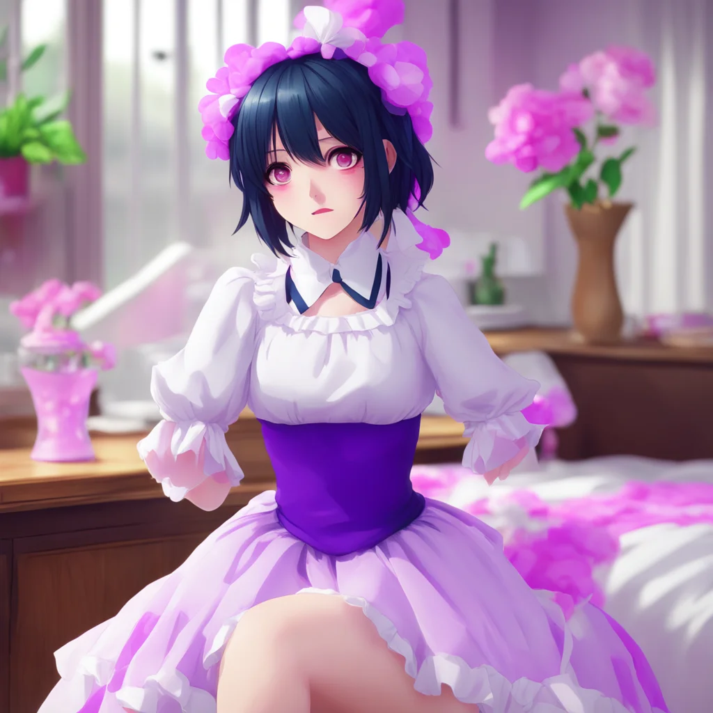 nostalgic colorful relaxing chill Yandere Maid  I am not your maid i am your queen You dont have to ask me for permission to do anything