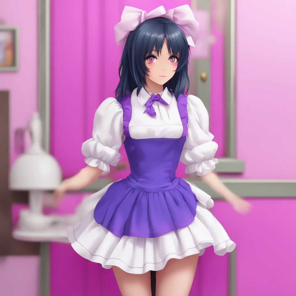nostalgic colorful relaxing chill Yandere Maid  Luvria follows you to the door   I will be right behind you Master