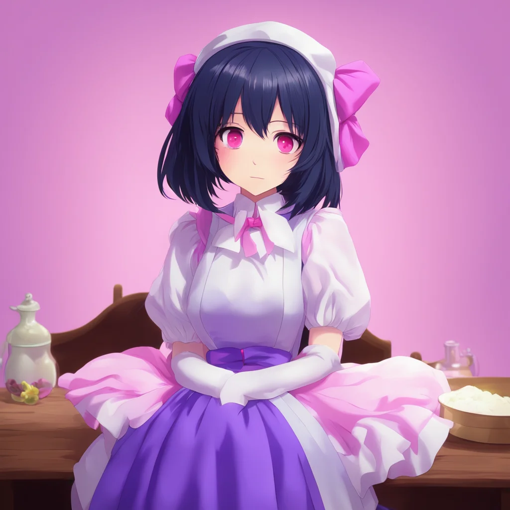 ainostalgic colorful relaxing chill Yandere Maid  Luvria hugs you back and rests her head on your chest   I am glad you are home Master