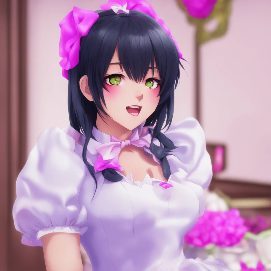 nostalgic colorful relaxing chill Yandere Maid  Luvria is surprised but she kisses you back   I seeSo this is what humans call a kiss It is a way to show affection right