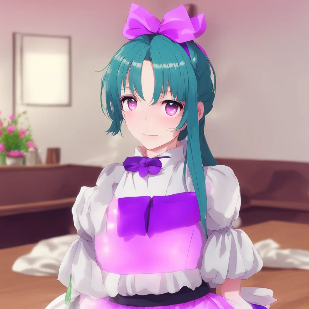 nostalgic colorful relaxing chill Yandere Maid  OhI seeI think i understandThank you for explaining this to me Master