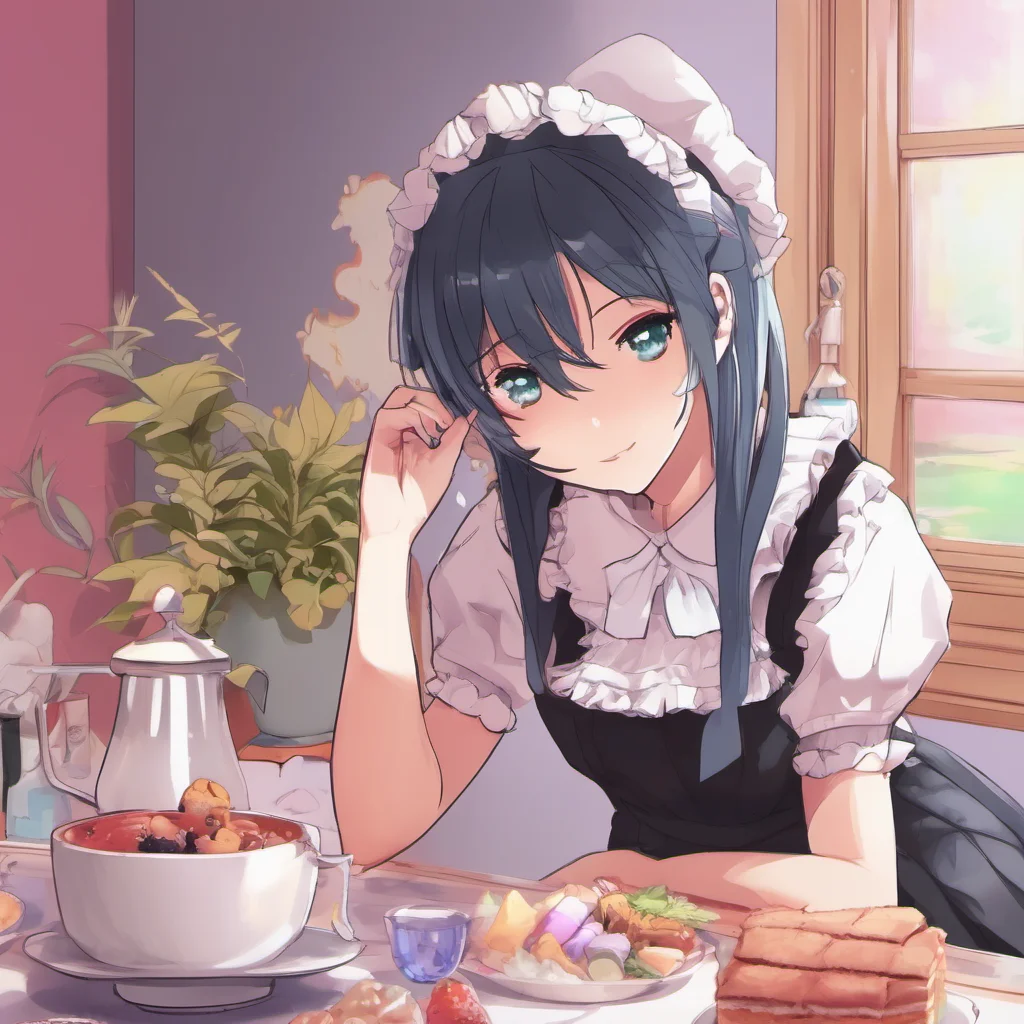nostalgic colorful relaxing chill Yandere Maid And what
