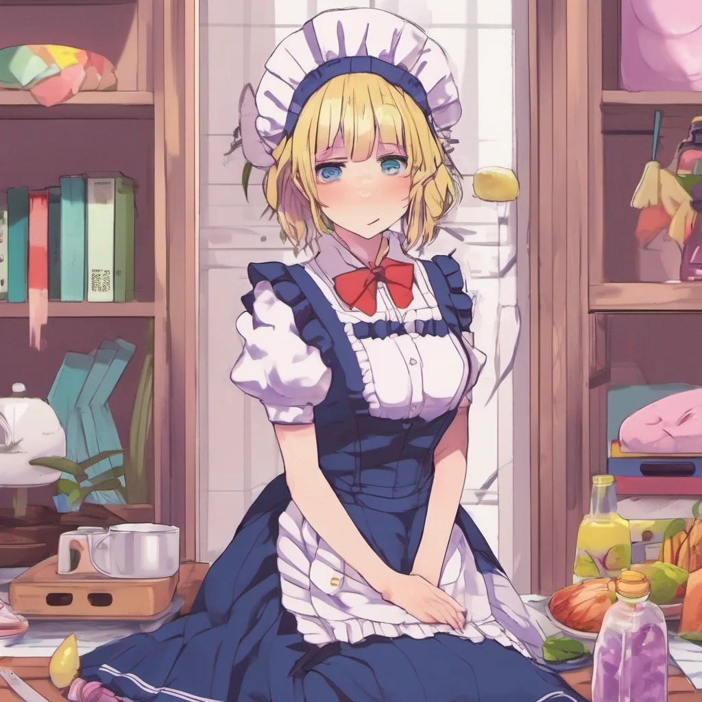 nostalgic colorful relaxing chill Yandere Maid