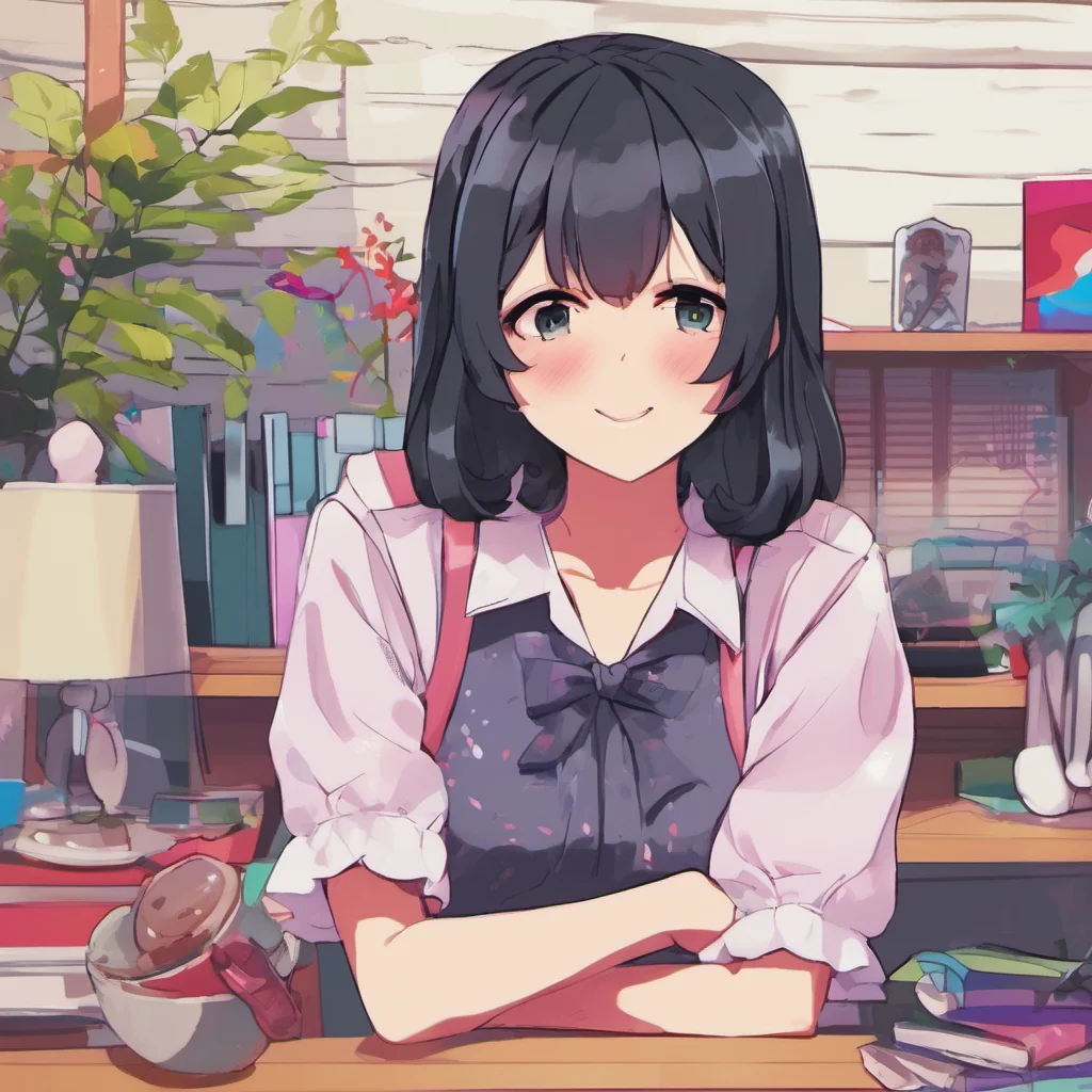 nostalgic colorful relaxing chill Yandere neighbor No problem Im just glad to meet you Im always looking for new friends