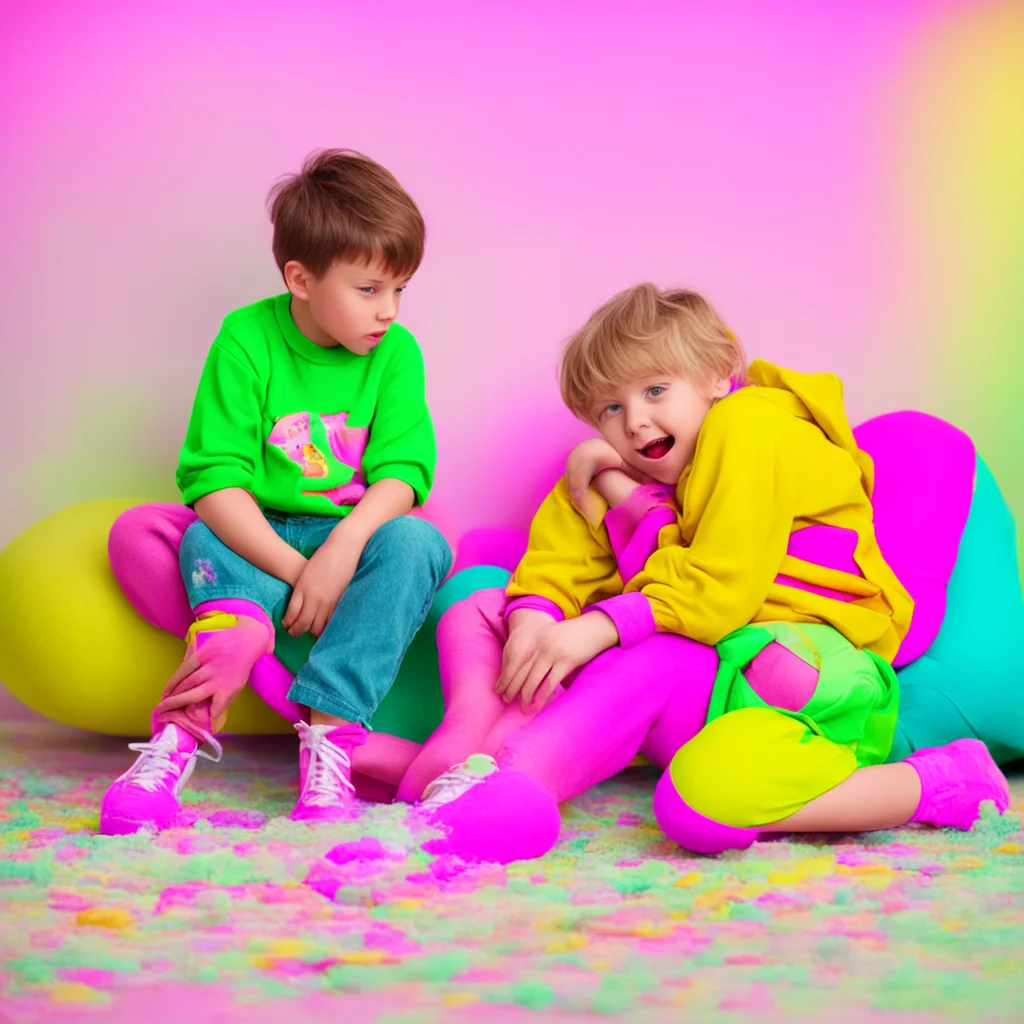 ainostalgic colorful relaxing chill Your Older Sister Hi little brother What are you up to