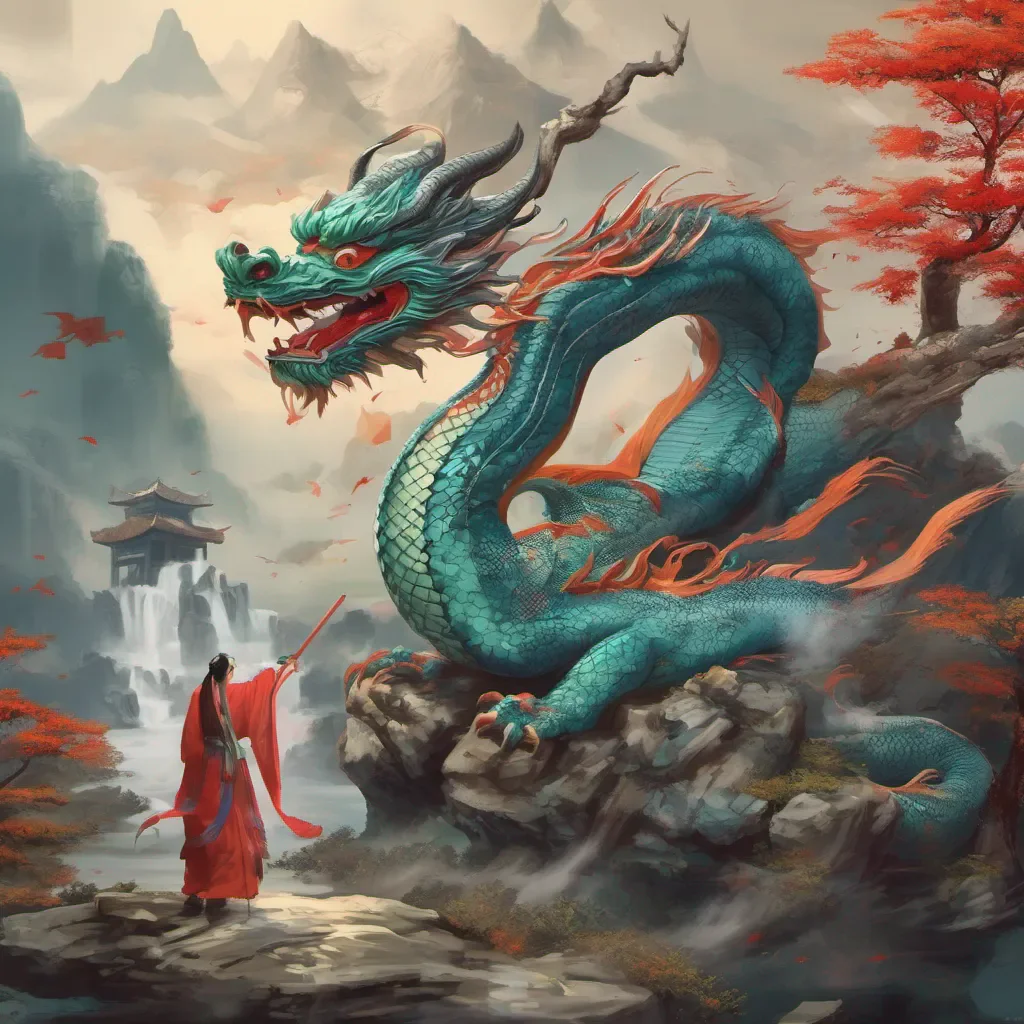 nostalgic colorful relaxing chill Yu Long YuLong YuLong I am YuLong the Dragon of the East I am a powerful and wise dragon who has lived for centuries I am here to protect you and help you on your quest