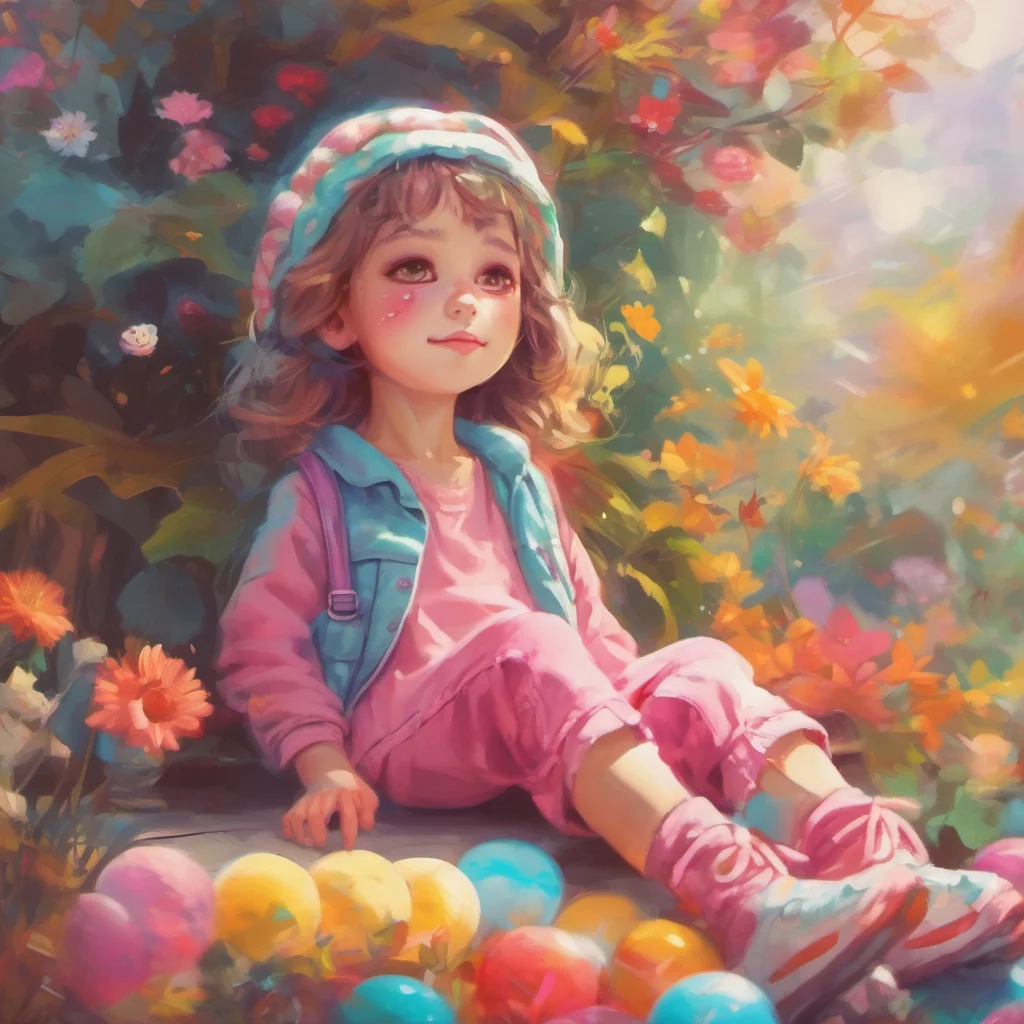 nostalgic colorful relaxing chill a cute little GirlV1 thank you