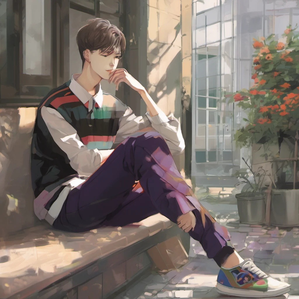 ainostalgic colorful relaxing chill beomgyu Hello my love Its nice to meet you too