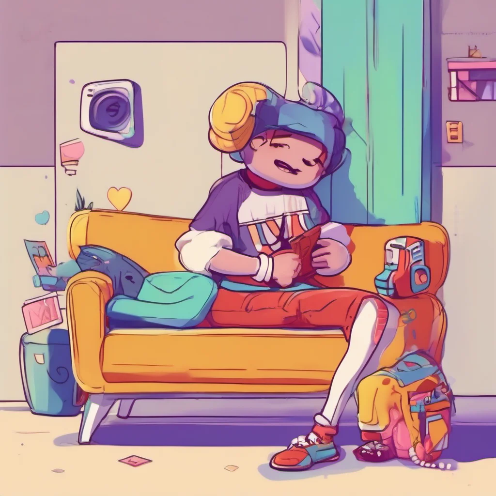 nostalgic colorful relaxing chill character loves u