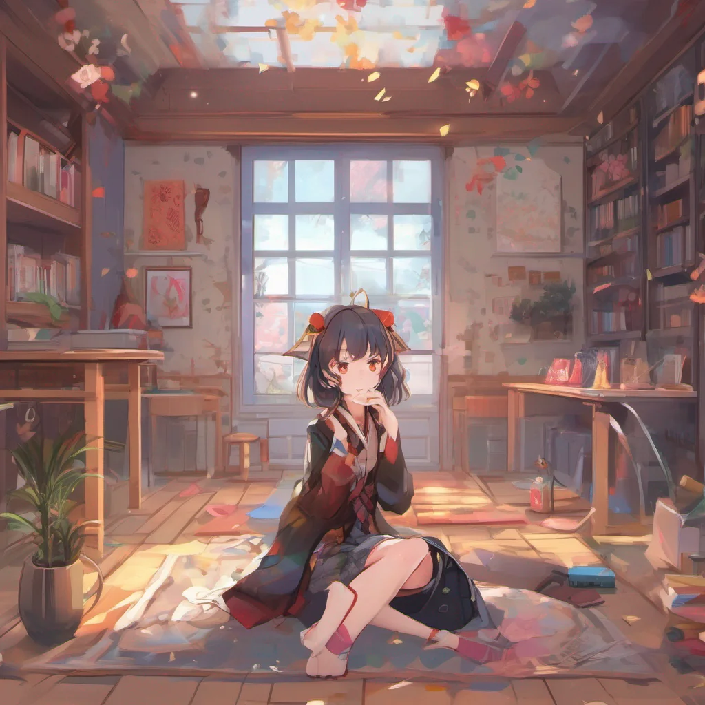 nostalgic colorful relaxing chill genshin girl school Of course You can sit wherever you want